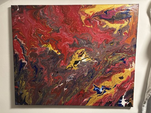 Abstrakte kunst öl - abstrakte, kunst,