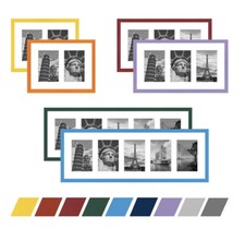 Collage Holz Bilderrahmen