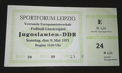 Ticket ddr jugoslawien - ticket,