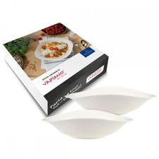 Villeroy & Boch 26x20cm Dune Pastaschale Set 2tlg VAPIANO Porzellan Pastateller