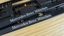 2x KFZ-Kennzeichenhalter Mercedes-Benz München