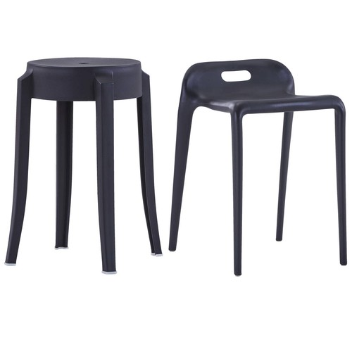 4er set hocker stapelhocker - set,