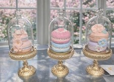 Glas Etagere mit Macaron 3