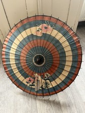 Papierschirm Vintage Bambus Japanisch Schirm Sonnenschirm Deko 72cm Souvenir