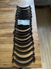 22 Möbelgriffe Schrankgriffe Schubladengriff schwarz