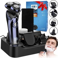 5-In-1 Rasierer Herren LCD Elektrischer Rasierapparat Nass- und Trockenrasierer