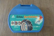 1 Paar Schneeketten, "Erlau Sprintstar", wurden nur 1 mal zur Übung aufgelegt.