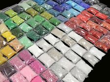 Rocailles Perlen 2/3/4/6 mm Rund/Stift 20g x 150 Paket 3kg Glasperlen Großhandel