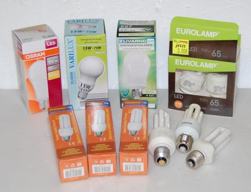 ältere energiesparlampen - 10,