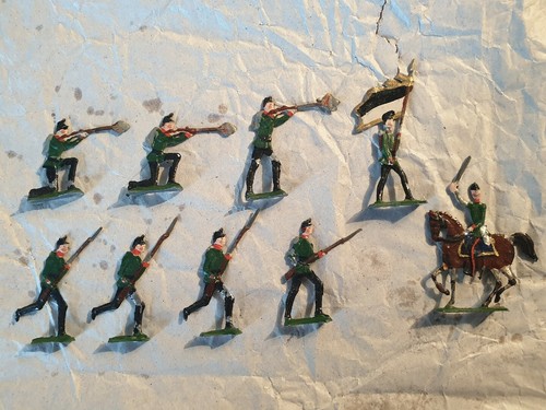 Berliner zinnfiguren flach - zinnfiguren,