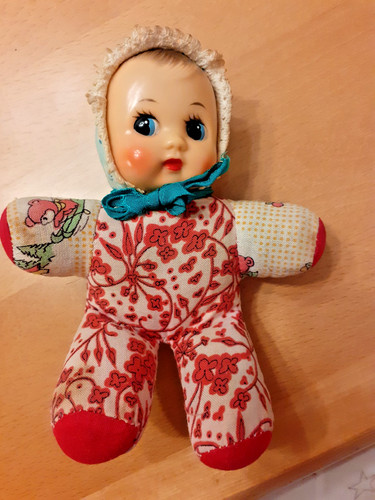Alte stoff puppe - alte,