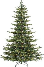 4.5' Kunstlicher Weihnachtsbaum Mit Warmweißen LED-Lichtern Weihnachtsdekoration