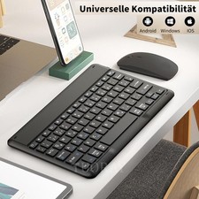 QWERTZ Bluetooth Tastatur Maus Für iPad Air 6 5 4/th 3rd Gen 9.7" -11" Mini/ Pro