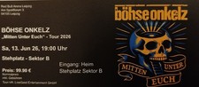 Böhse Onkelz Tickets 4x -