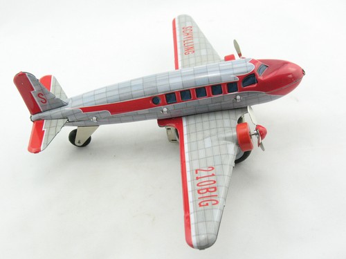 Blechspielzeug flugzeug dc3 - -,