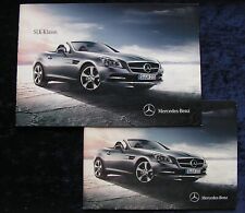 Mercedes SLK Prospekt, 12.2010, R 172, SLK 200, SLK 250, SLK 350 Blue Efficiency