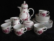 Heinrich Kaffeeservice 21tlg. Residenz Schöntal 6 Kaffeegedecke und Kaffeekern