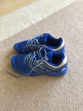 ADIDAS, Indoor Schuhe, adiPRENE, Sneaker, Gr.38,Blau-Grau