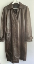 Schöner Marc O‘Polo Leder Mantel, Gr. 42, Braun