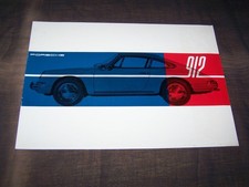 TOPRARITÄT Herrlicher Prospekt Porsche 912 von 1965 !!!