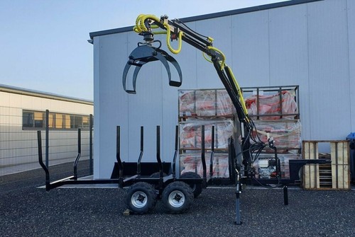 Rückewagen mit kran - rückewagen,