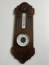 barometer thermometer wetterstation hygrometer Antik Retro Deko Defekt