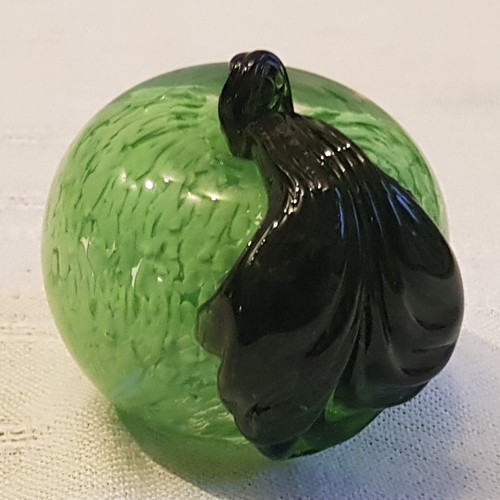 Glas apfel briefbeschwerer - glas, apfel/briefbeschwerer