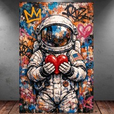 Leinwand bild xxl graffiti - leinwand, er
