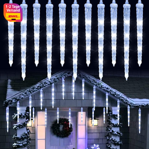 Eiszapfen lichterkette außen - eiszapfen,