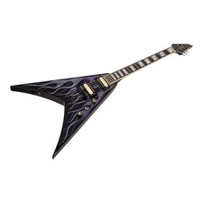 Jackson USA King V KV2T BGF - Black Ghost Flames NEW (NOS) * flying v