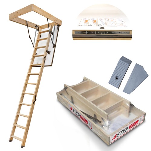 4step bodentreppe gedämmt - bodentreppe,