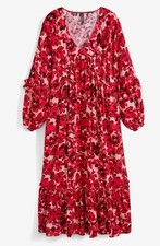 Boho Maxikleid mit Volants Gr