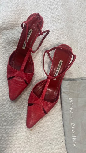 Manolo blahnik slingback pumps - manolo,