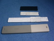 2 x Rechenschieber ARISTO - Nr. 939 n=10 Stahlbeton und Nr. 10132 Baustahlgewebe