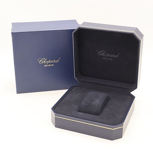 Chopard leerbox etui marine - chopard,
