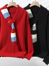 Herren Strickpullover einzigartiges Design Herbst-Winter Mode Pullover, Pulli