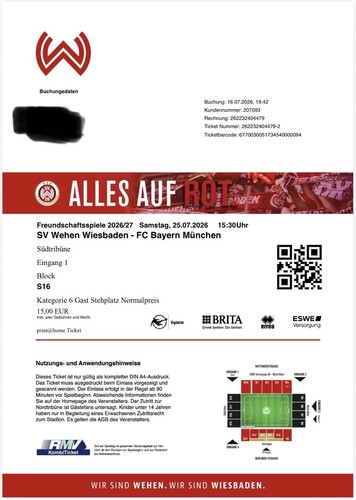 Sammlerticket testspiel - sammlerticket, sv