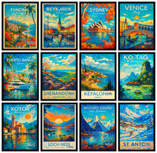 Urban city skyline - urban, poster