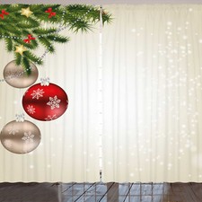 Weihnachten Rustikale Gardine