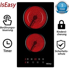 Glaskeramik Kochfeld 2 Platten