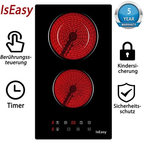 Glaskeramik kochfeld platten - glaskeramik, 2