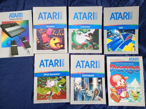 Atari 5200 manuals - atari,