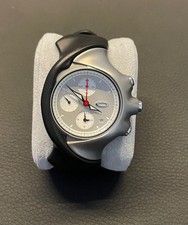 Oakley Detonator Chronograph – Silber-Grau, Schwarzes Band, Top Zustand, mit Box