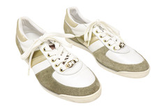 D'ACQUASPARTA Shoes Damen (EU) 39 White Low Top Leather Round Toe Lace Up