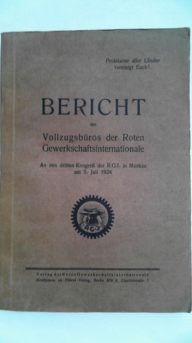 Bericht des vollzugsbüros - bericht, der