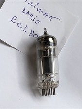 1x ECL80 MINIWATT DARIO Label
