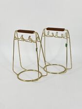 * 1v2 GESCHIRRSTÄNDER TEE TASSEN HALTER METALL STÄNDER VINTAGE HANDARBEIT