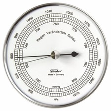 Barometer, Edelstahl [Fischer