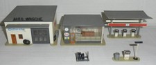 Faller B-296 Esso Tankstelle mit Waschanlage 60er Jahre AMS Spur H0 # F8#