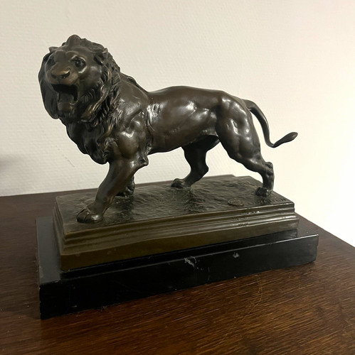 Bronze löwen statue skulptur - bronze,